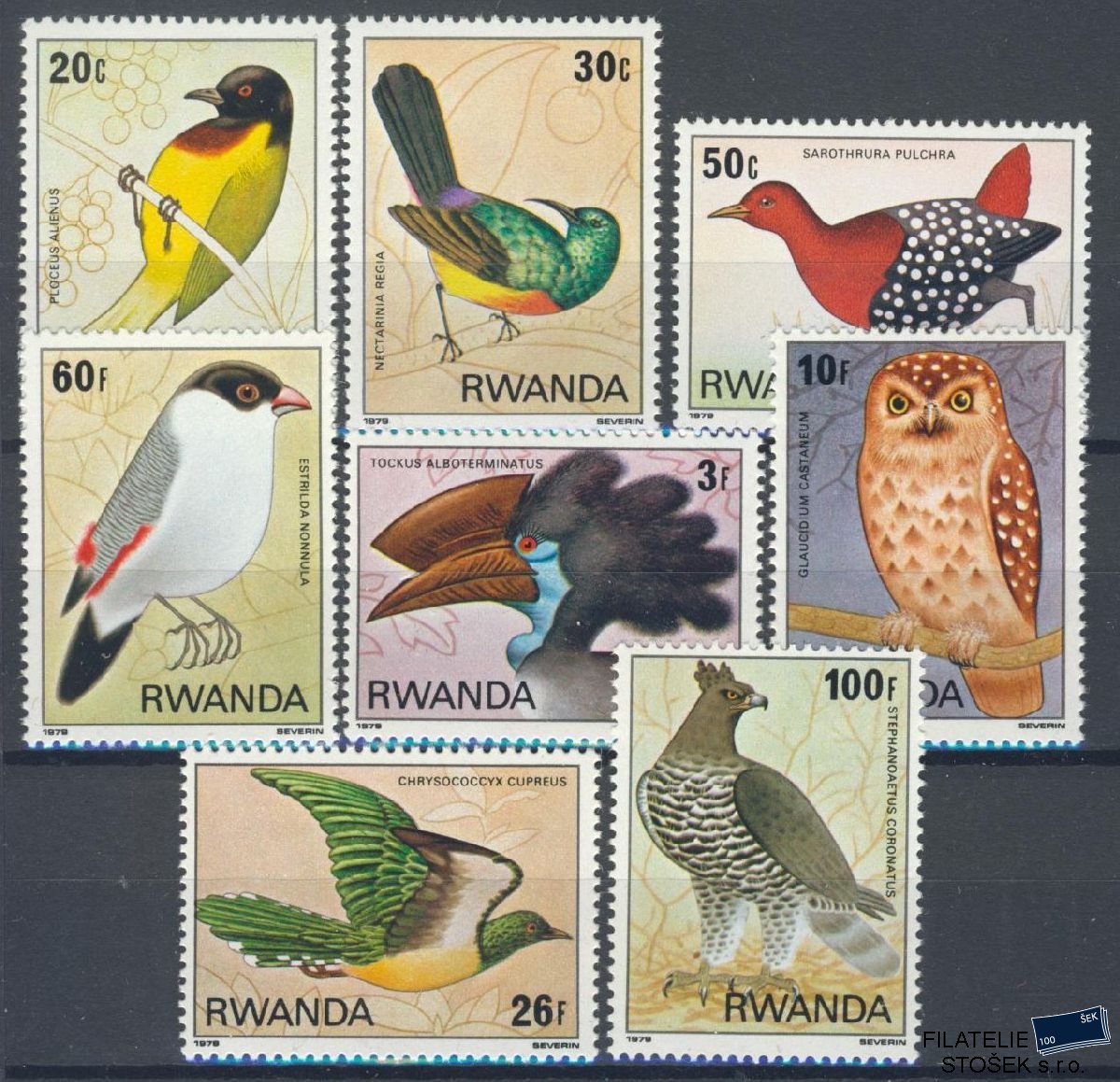 Rwanda známky Mi 1019-26