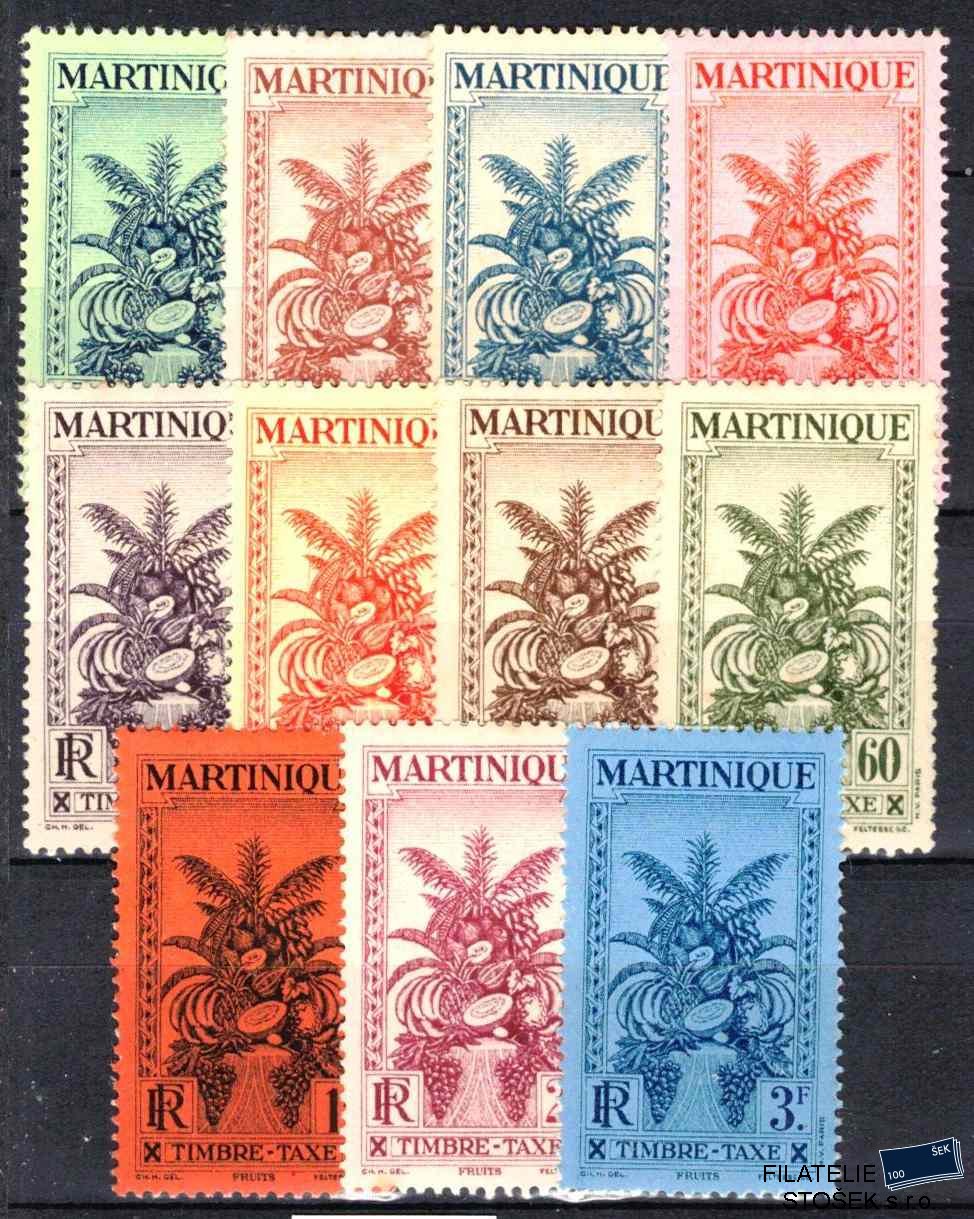Martinique známky Yv TT 12-22