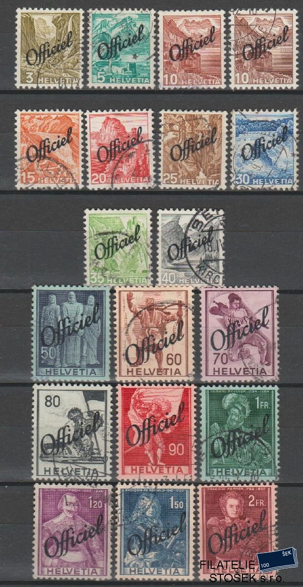 Švýcarsko známky Mi D46-63