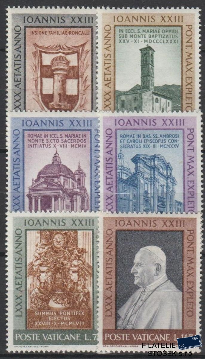 Vatikán známky Mi 382-87
