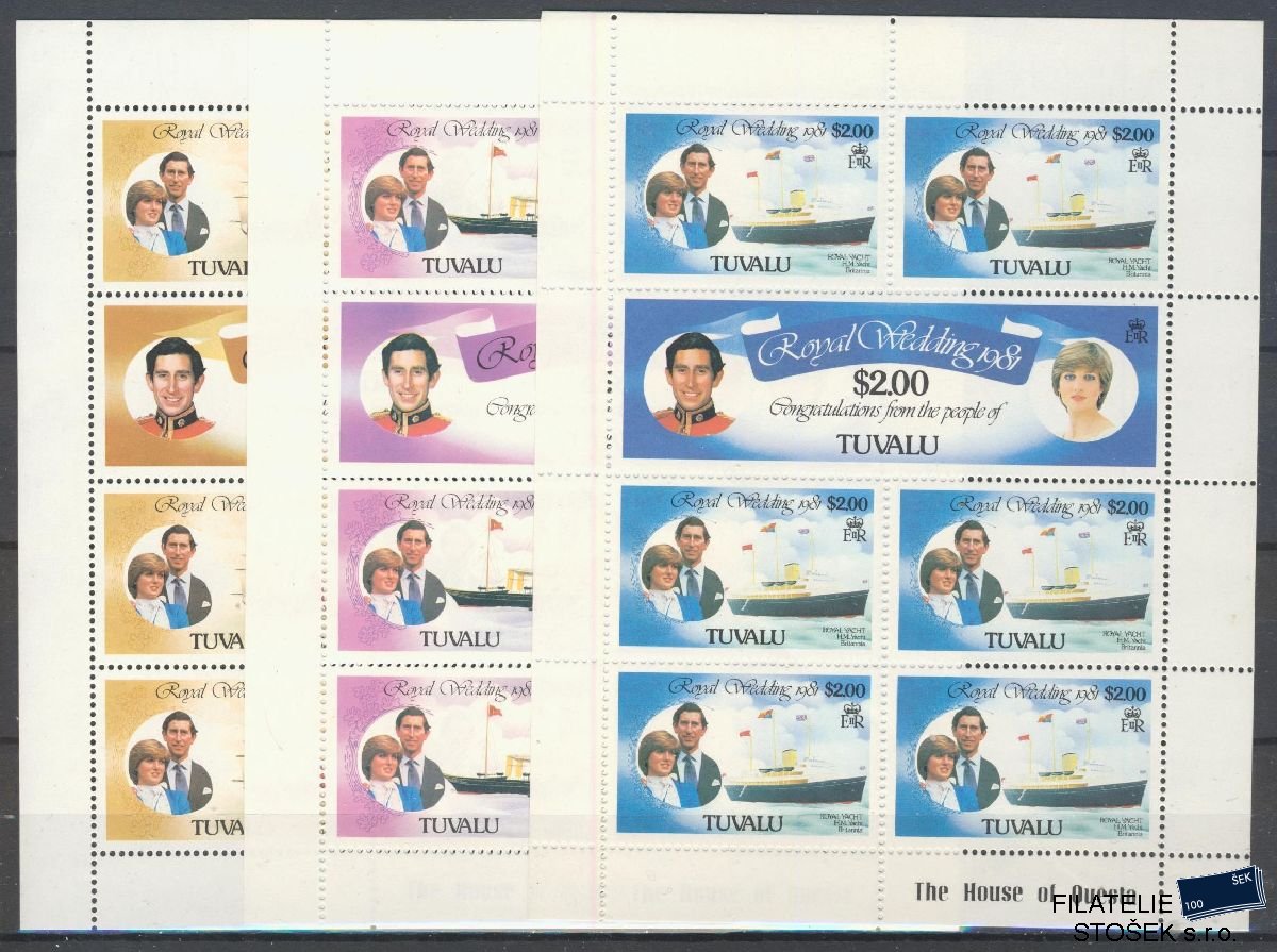 Tuvalu známky Mi 145-50 KL