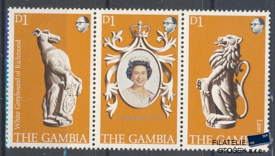 Gambia známky Mi 371-73
