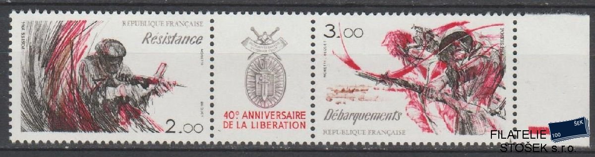 Francie známky Mi 2444-45