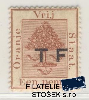 Oranje Staat známky Mi 1 TF - Telegrafní známky