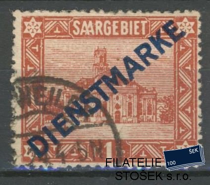 Německo Saargebiet známky Mi D 11 I