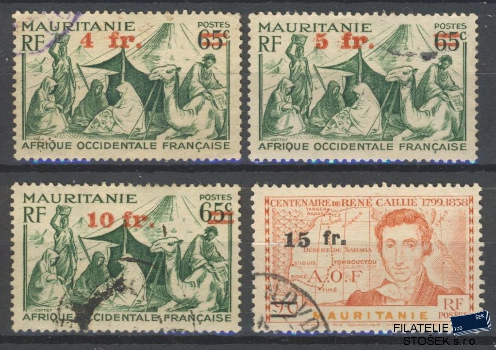 Mauritánie známky Yv 134-37 - Sestava známek