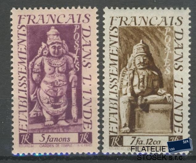 Inde známky Yv 250-51 - Sestava známek
