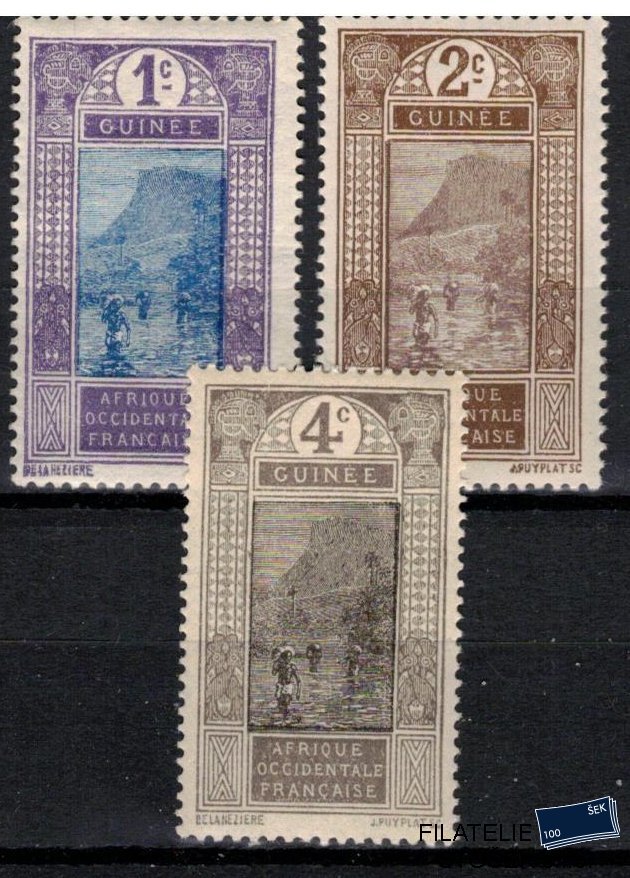 Guinée známky Yv 63-5 sestava známek