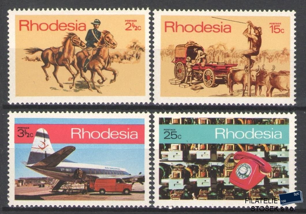 Rhodesia známky Mi 102-105