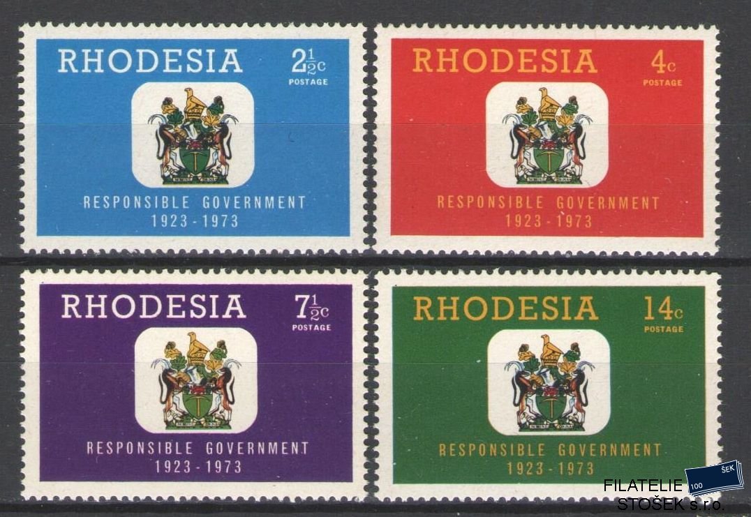 Rhodesia známky Mi 135-38