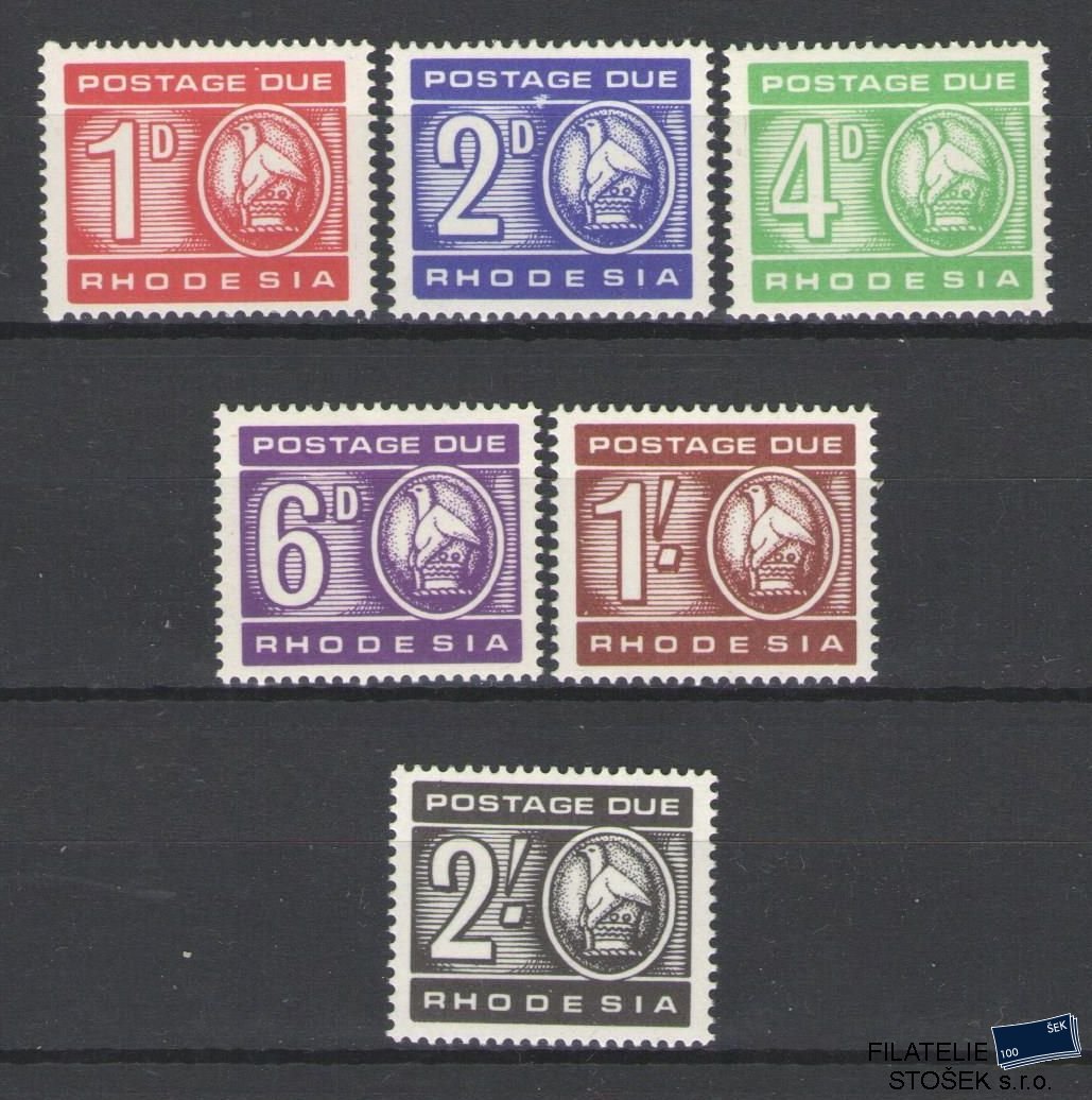 Rhodesia známky Mi P 5-10