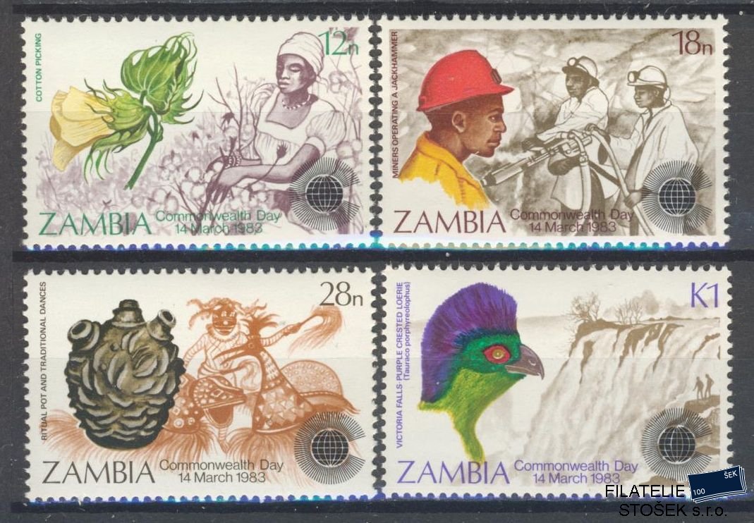 Zambia známky Mi 286-89