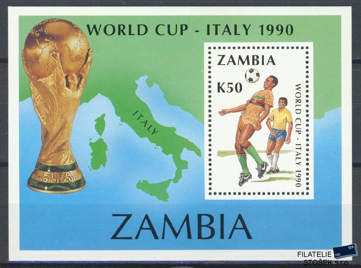 Zambia známky Mi Blok 18