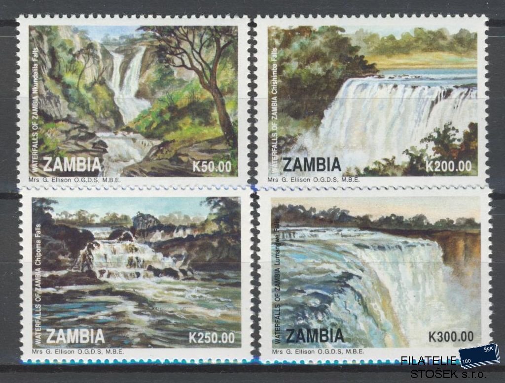 Zambia známky Mi 619-22