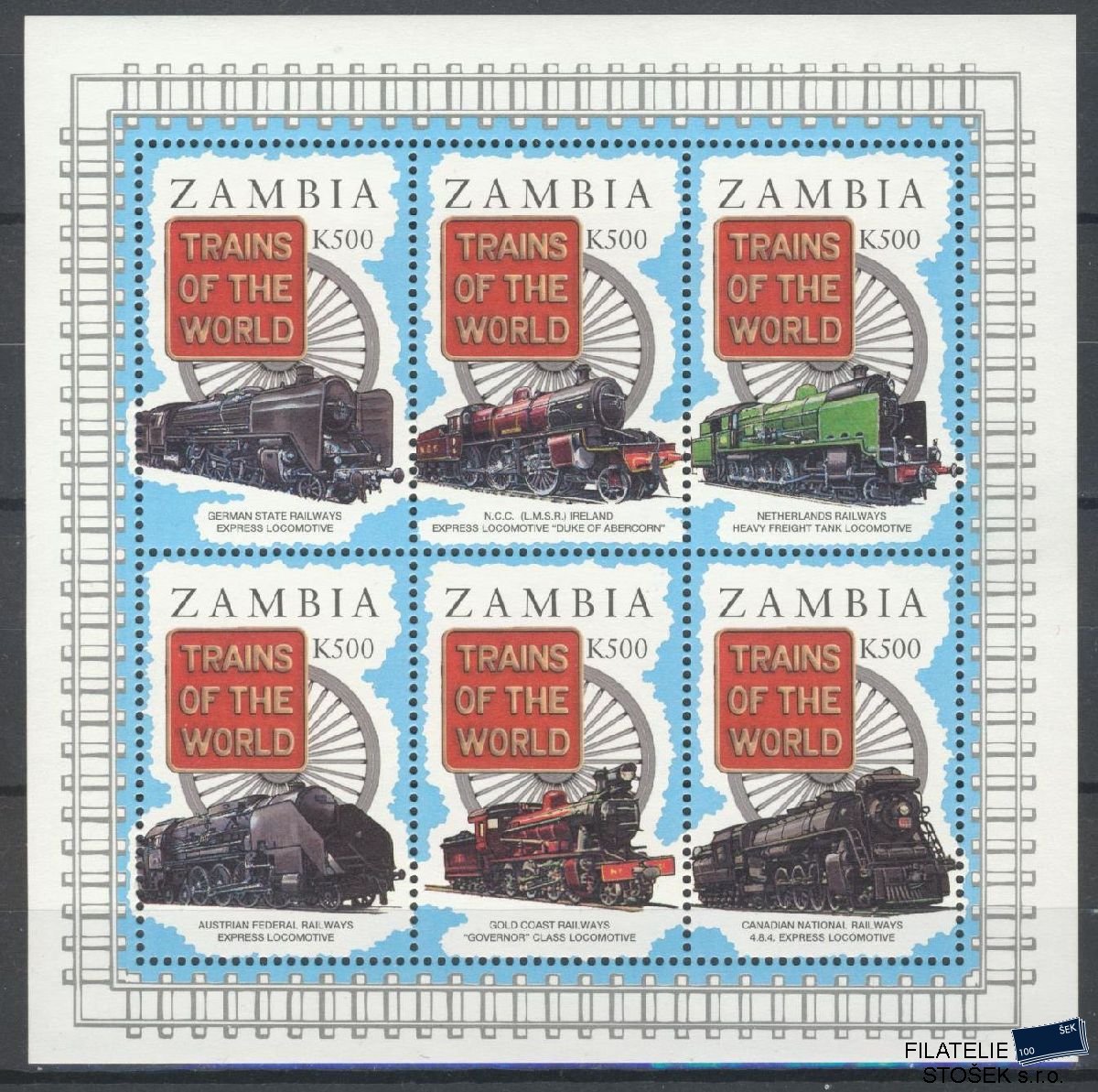Zambia známky Mi 698-703 KL