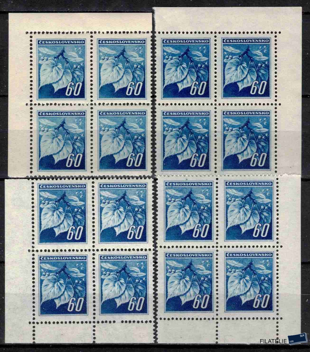 ČSSR známky 375 kompletní miniatura