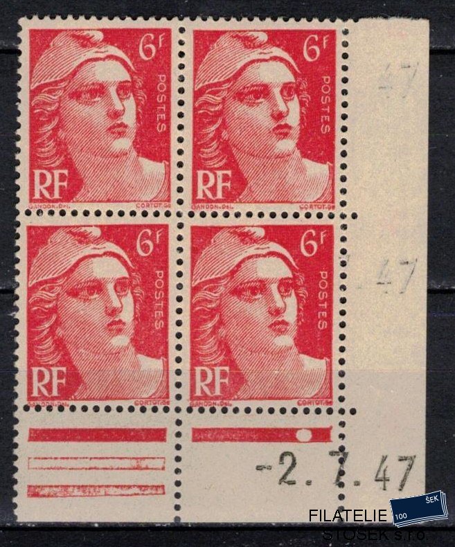 Francie známky Yv 721 A 2.7.1947