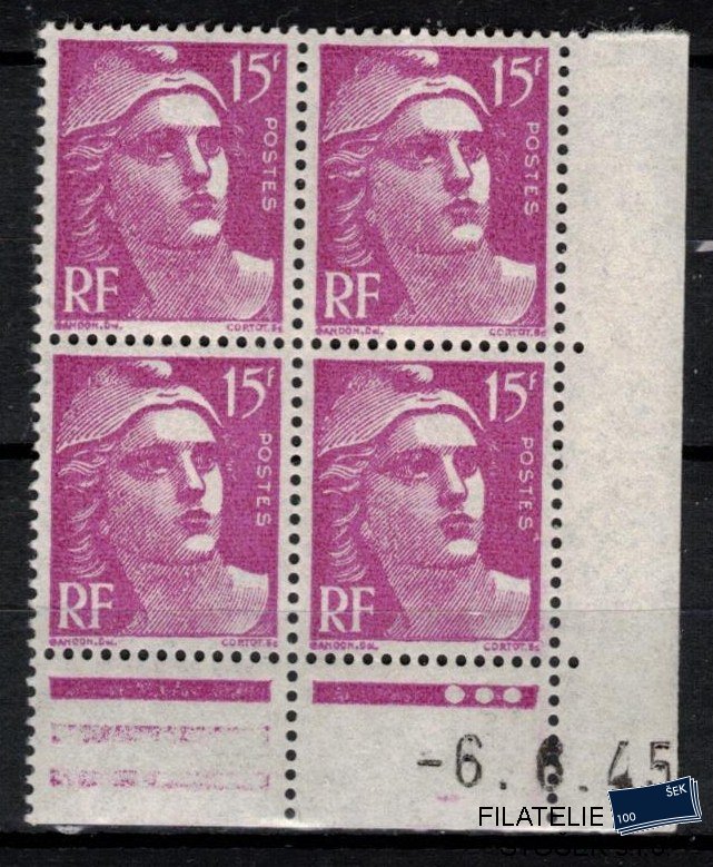 Francie známky Yv 724 6.6.1945