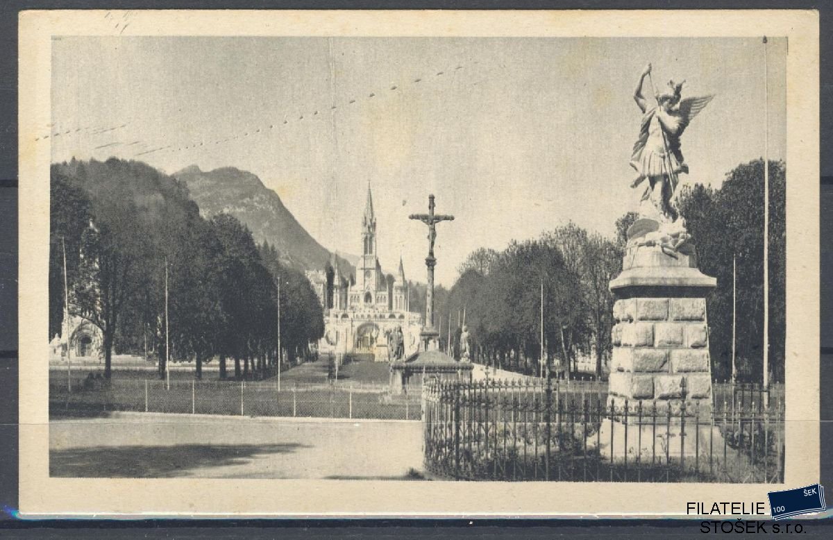 Francie pohlednice - Lourdes
