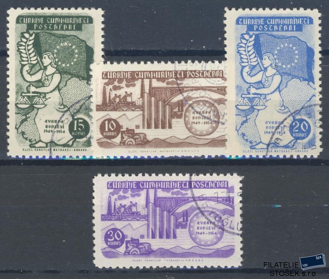 Turecko známky Mi 1391-94