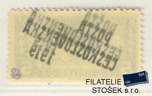 ČSR I známky 58A Obtisk I. Typ - Archový + Strojový