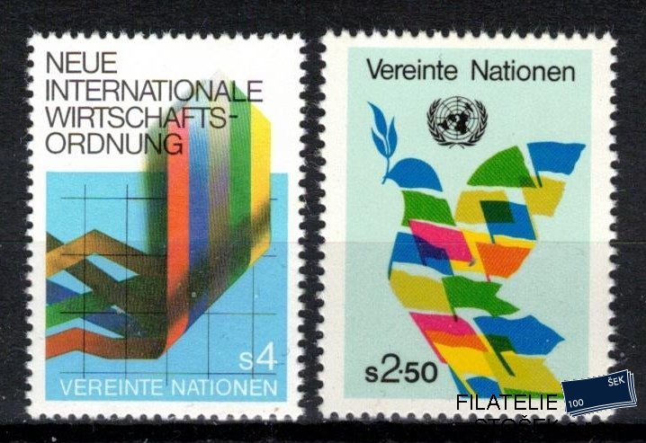 OSN Rakousko známky Mi 7-8 sestava známek
