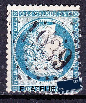 Francie známky Yv 60 A  GC 1939
