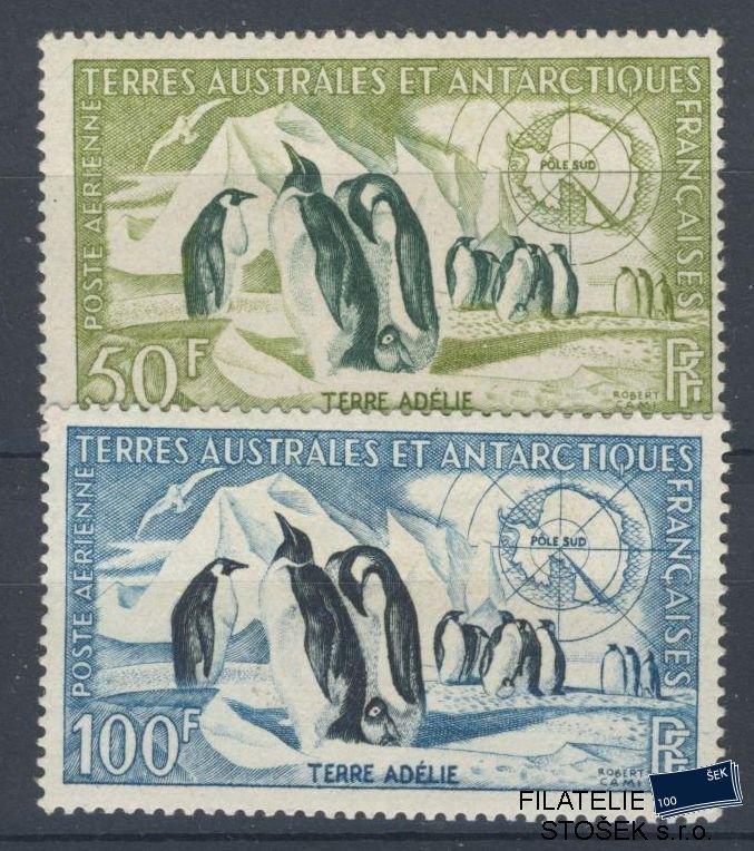 Francouzská Antarktida známky Mi 8-9