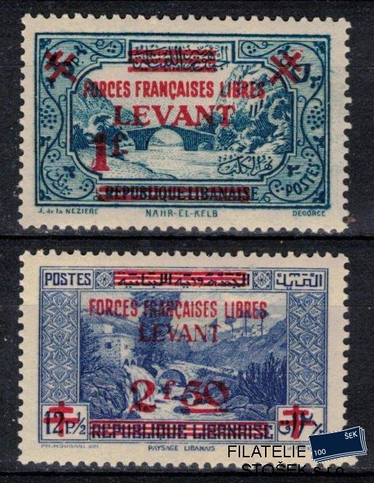 Levant známky Yv 42-3