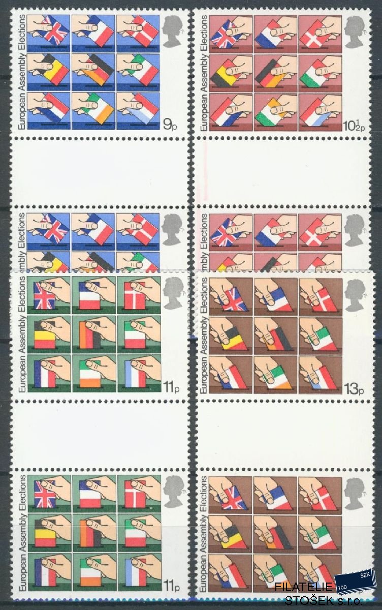 Anglie známky Mi 789-92 Meziarší