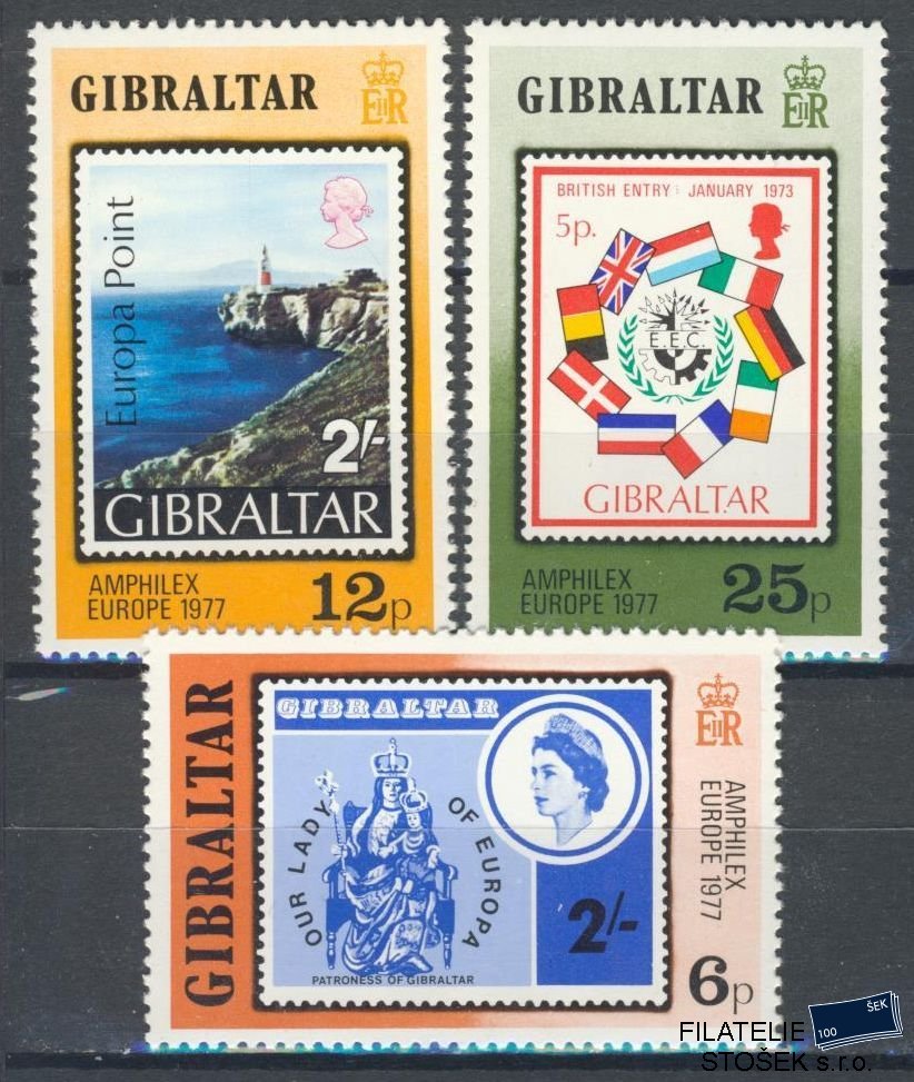Gibraltar známky Mi 364-66