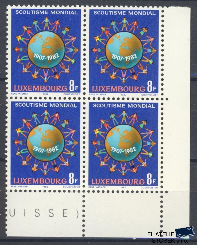 Lucembursko známky Mi 1061 4 Blok