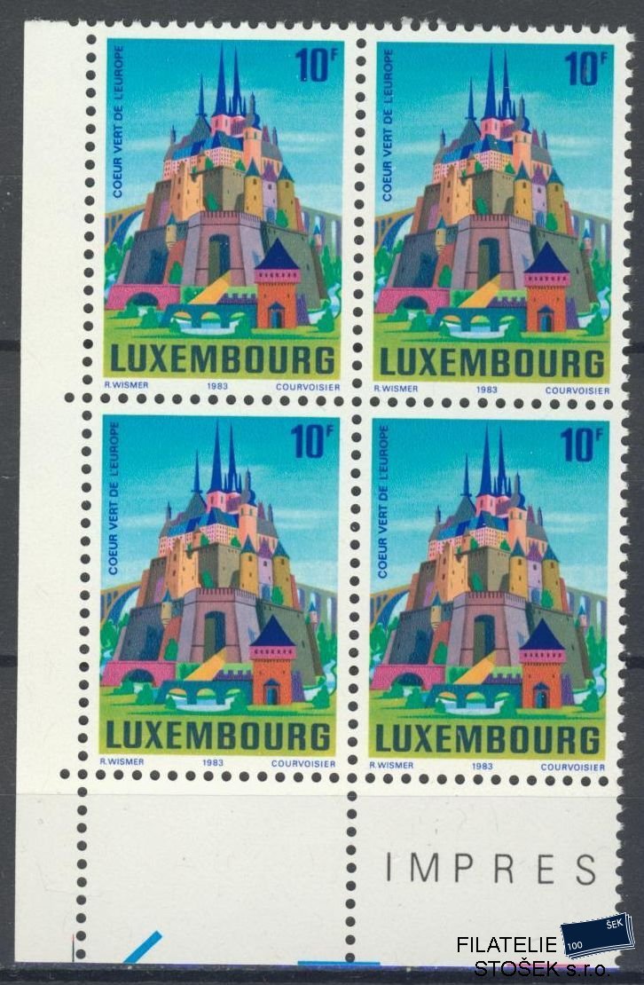 Lucembursko známky Mi 1085 4 Blok