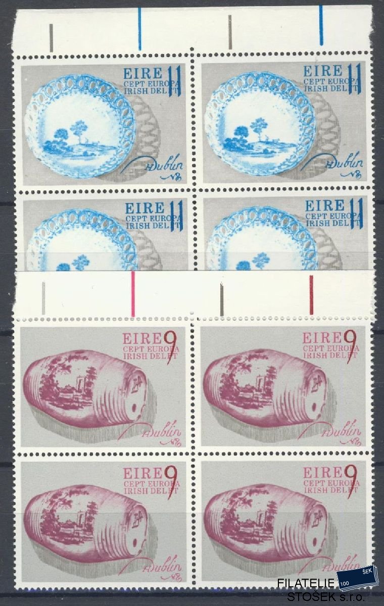 Irsko známky Mi 344-45 4 Blok