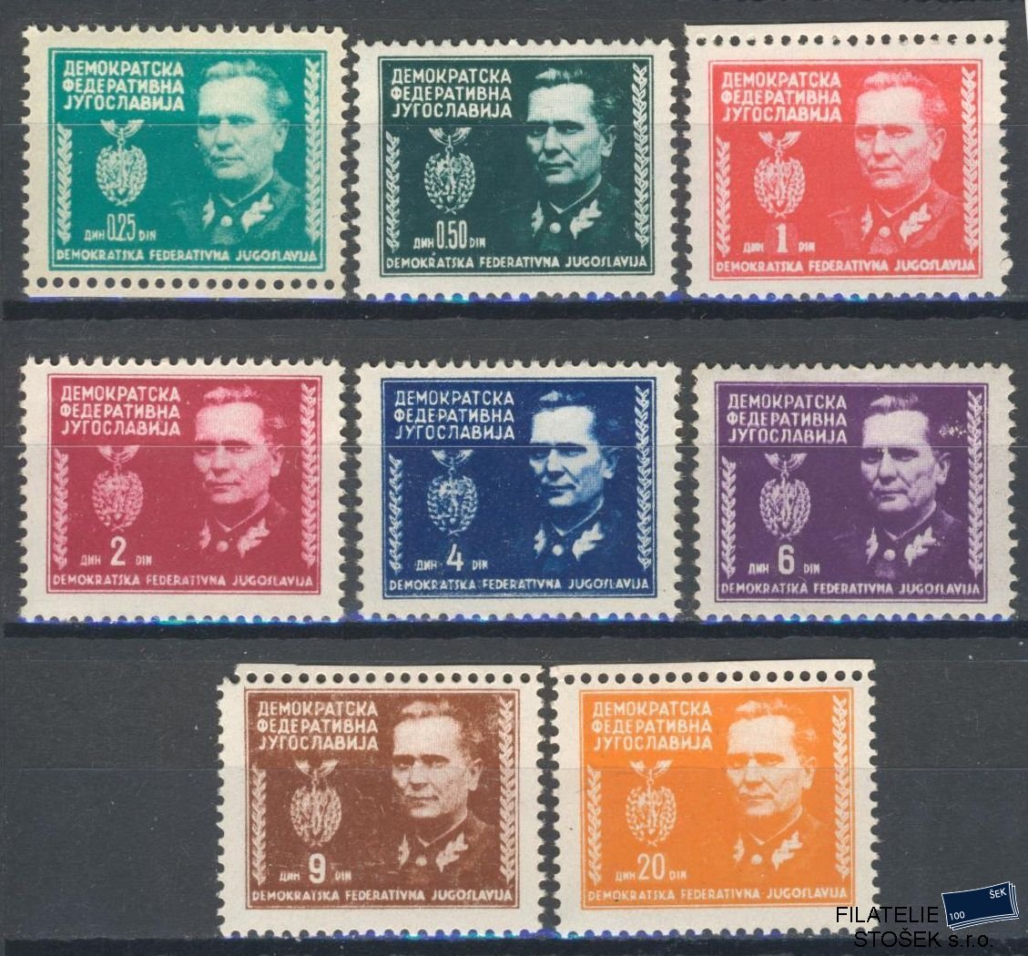 Jugoslávie známky Mi 461-68
