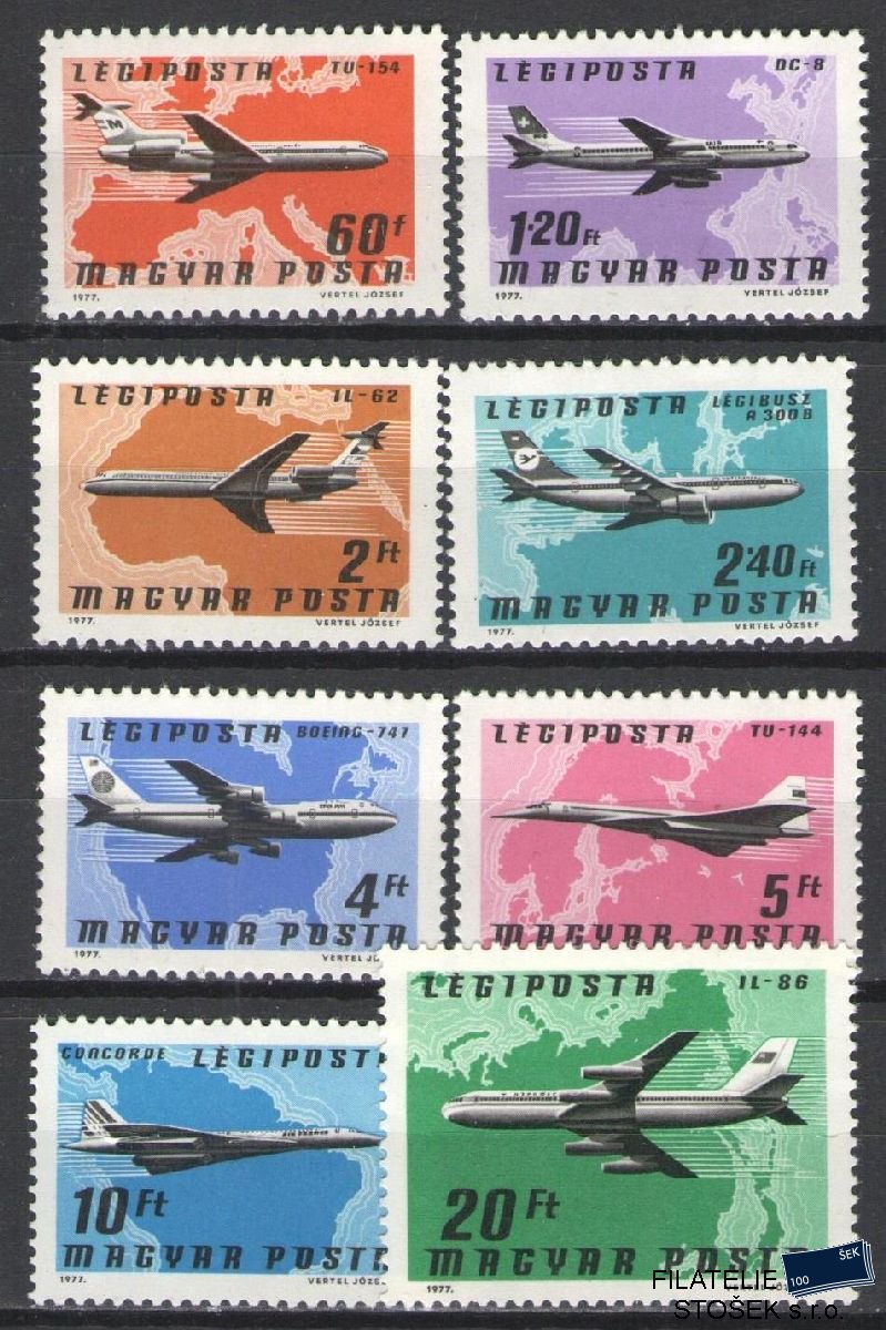 Maďarsko známky Mi 3222-29