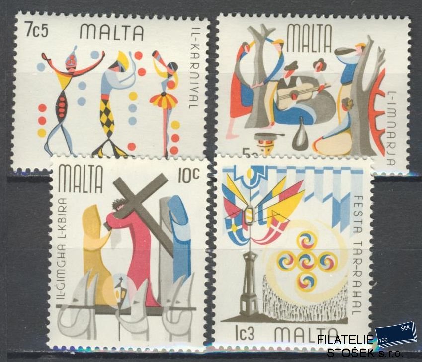 Malta známky Mi 525-28