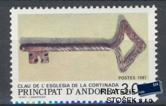 Francouzská Andora známky Mi 386