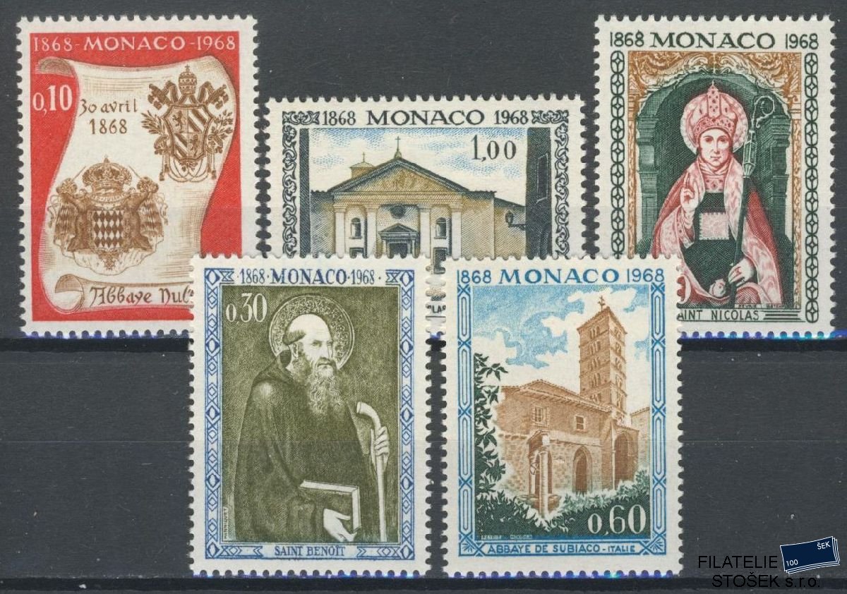 Monako známky Mi 891-95