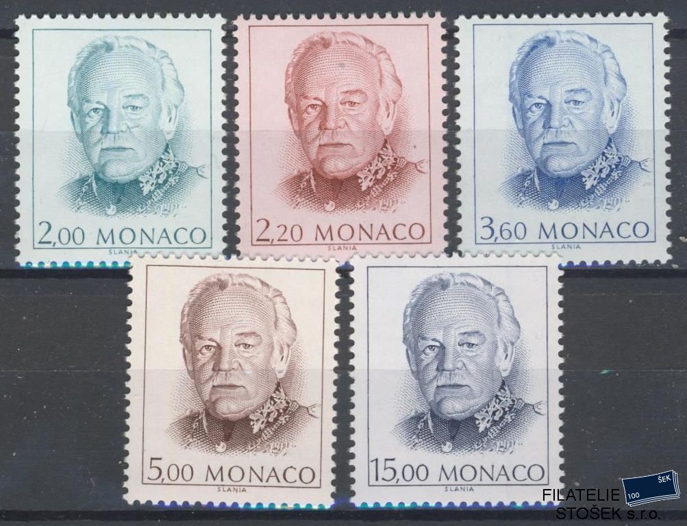 Monako známky Mi 1911-15