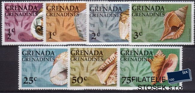 Grenada-Grenadin. Mi 132-8+Bl.15