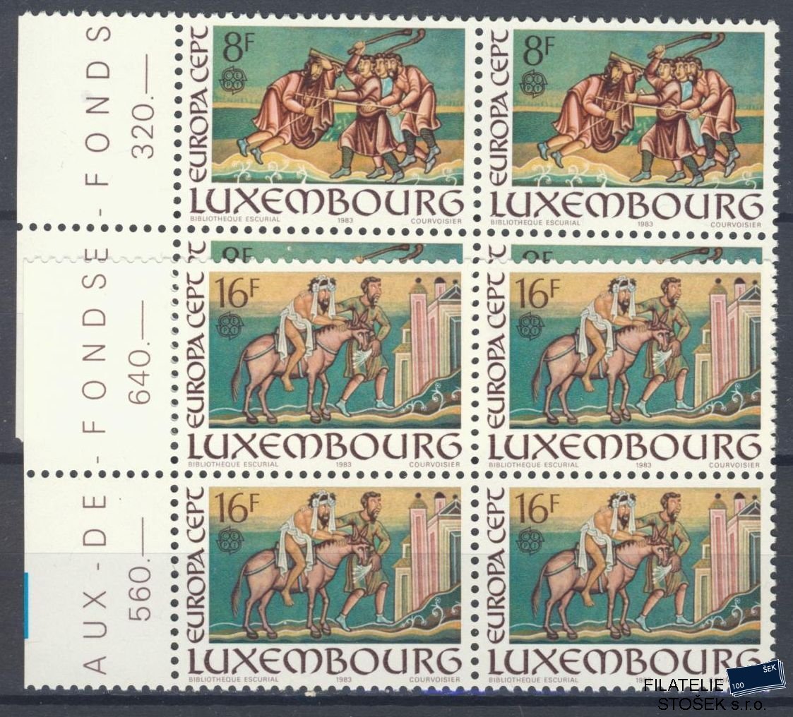 Lucembursko známky Mi 1074-75 4 Blok