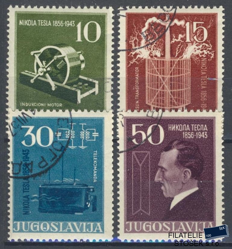 Jugoslávie známky Mi 791-94