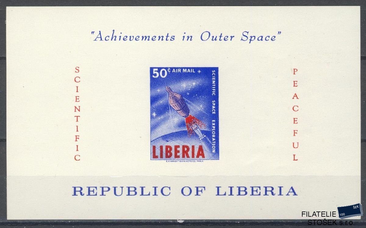 Liberia známky Mi Blok 30