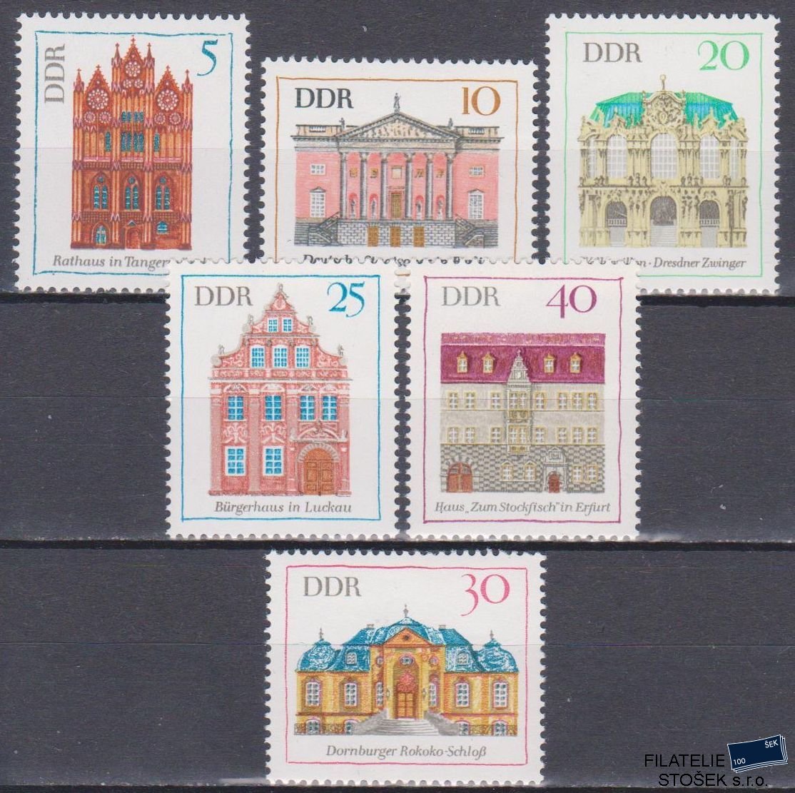 NDR známky Mi 1434-39