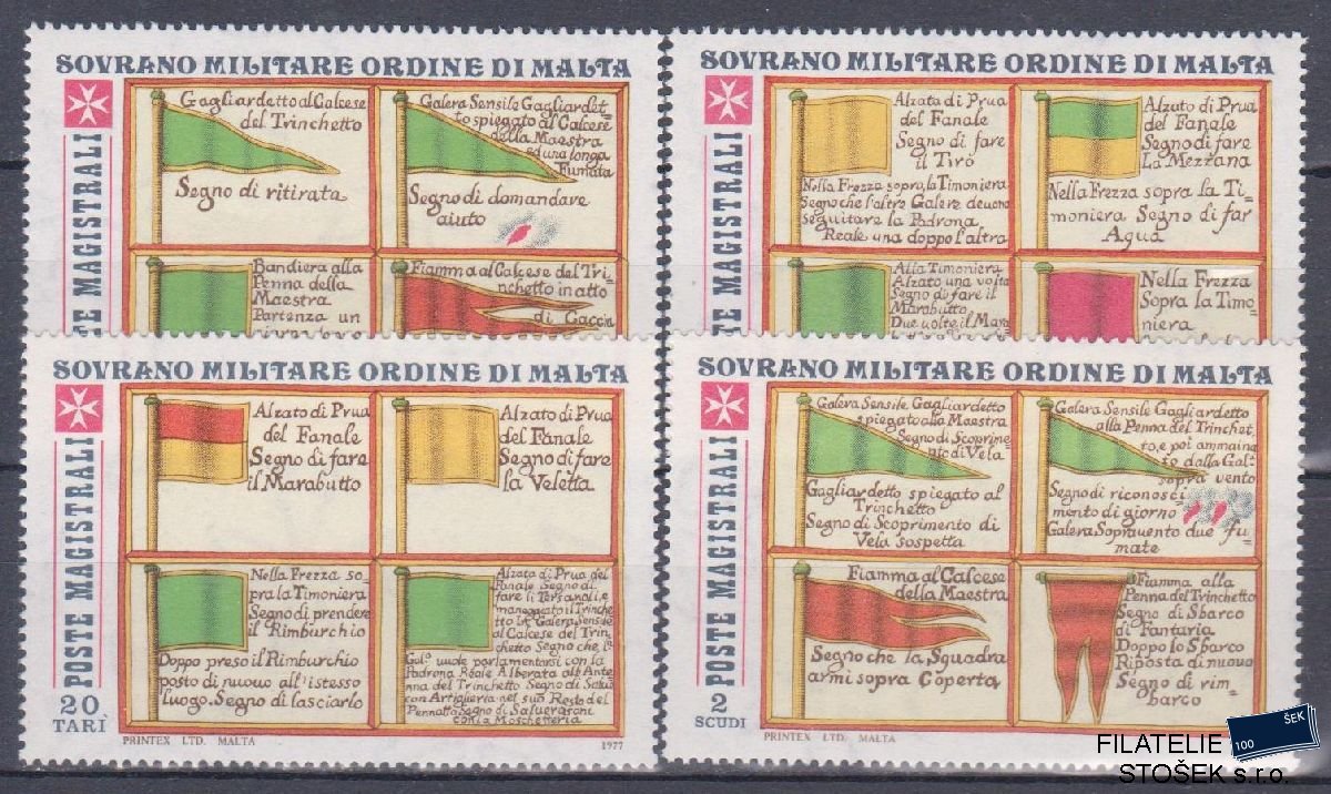 Řád Maltézských rytířů známky Sassone 128-31