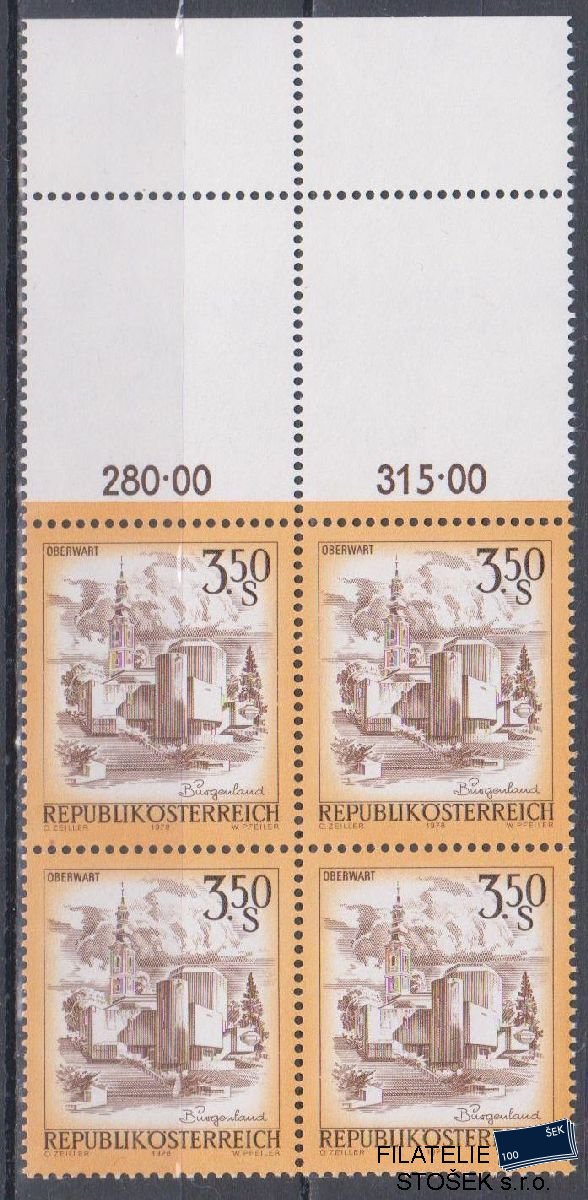 Rakousko známky Mi 1581 4 Blok