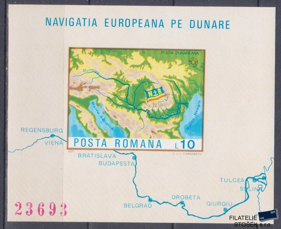 Rumunsko známky Mi Blok 147
