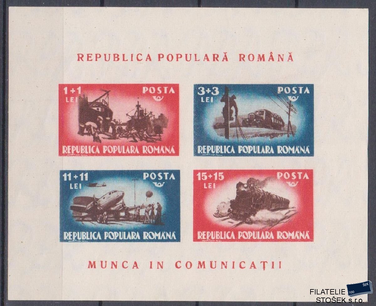 Rumunsko známky Mi Blok 38
