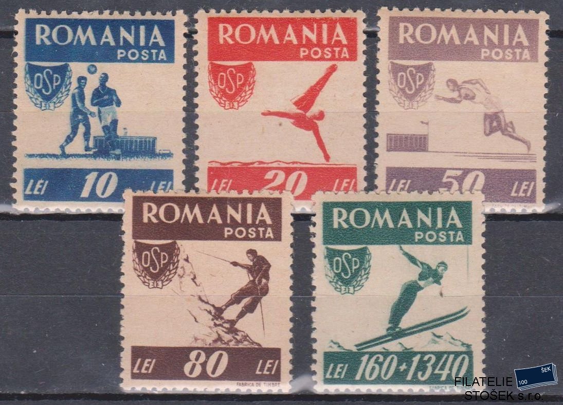 Rumunsko známky Mi 1000-4A